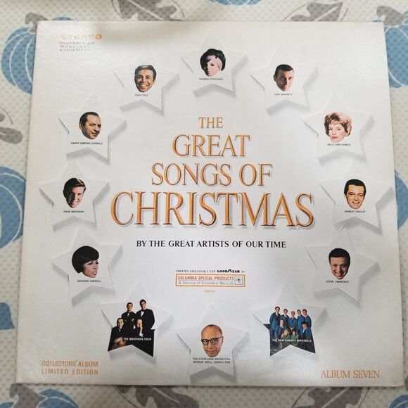 The great songs of christmas by the great artists of our time vinyl lp album - Picture 1 of 12